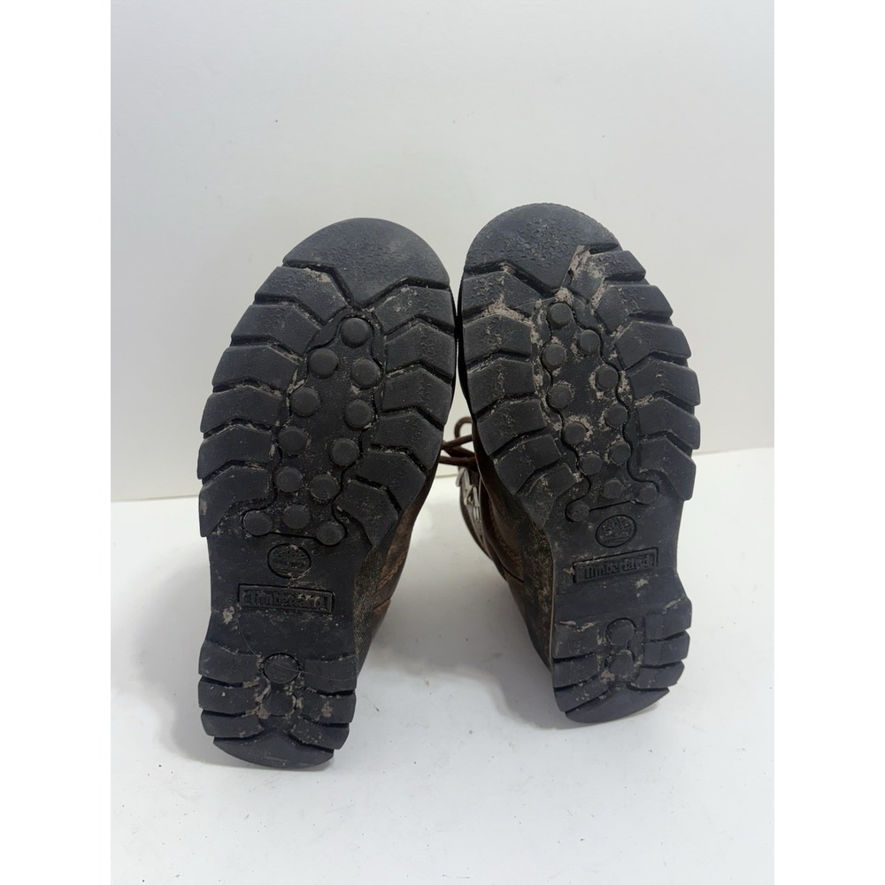 Vintage Timberland Euro Hiker Leather Boots Women's Size 9M Brown Lace Up Hiking - Picture 6 of 6